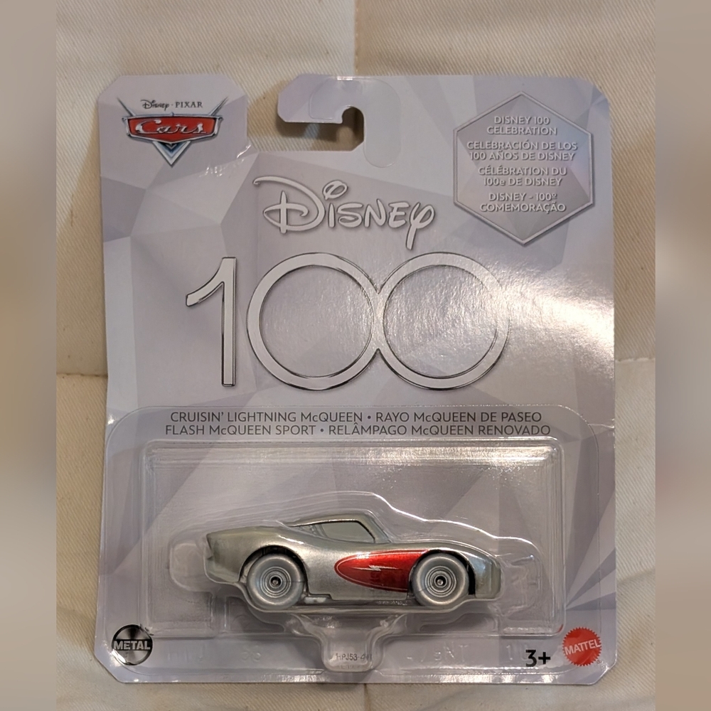 Disney Pixar 100th Anniversary Special Edition Lightening McQueen Car